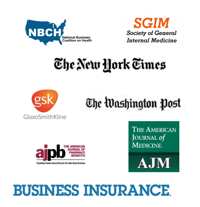 business insurance logo using healthcare management app
